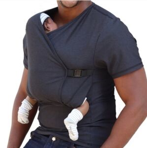 Nesting Days Baby Wearing Shirt Large Black